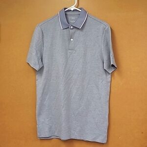 DKNY Size S Indigo Blue Polo T-Shirt